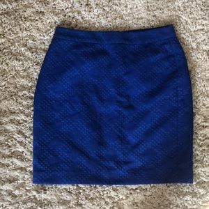 Banana Reupublic Blue Pencil Skirt 4-Petite